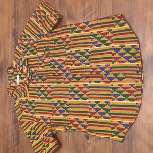 Button-down Ghanaian Shirt
